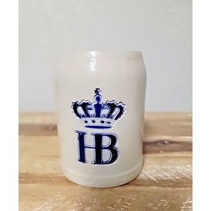 Hofbrauhaus Munchen HB Beer Stein Mug 0.5L Gerz Germany Ceramic Vintage